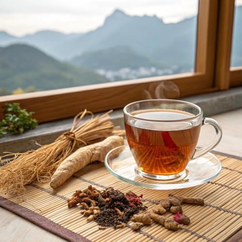 Taza de té preparada